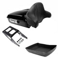 Chopped Trunk Pad Two-Up Mount Fit For Harley Softail Sport Glide 18-21