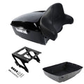 King Trunk Backrest Mount Rack Fit For Harley Street Bob Fxbbs Flde 2018-2026 25