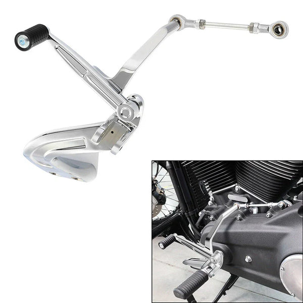 Chrome Mid Controls Shift Side Fit For Harley Fat Bob Sport Glide Flsb 2018-2025