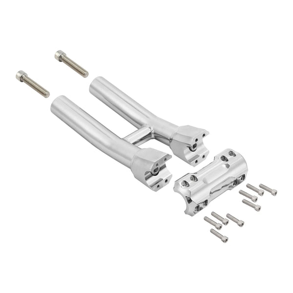 10" Handlebar Riser Fit For Harley 1.25" Bar Dyna 1999-2017 Softail 1999-2022