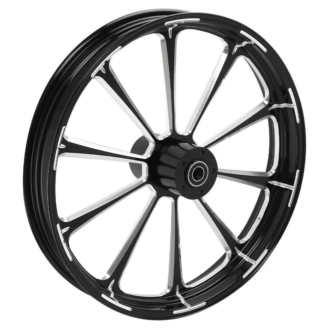 21x3.5" Front Wheel Rim Hub w/ Dual Disc Fit For Harley Road Street Glide 97-21