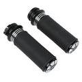 1" 25mm CNC Handlebar Grips For Harley Road King Electra Glide 1996-2007