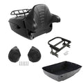 King Trunk Backrest Pad Rack Speakers Mount Fit For Harley Electra Glide 1997-08