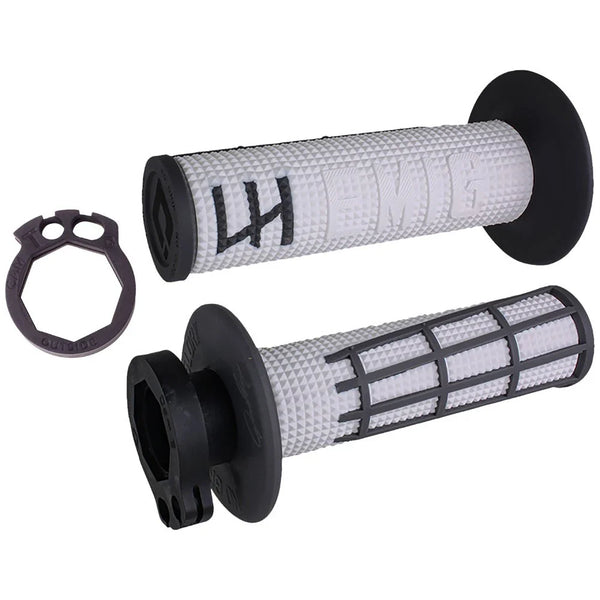 Odi V2 Emig 2.0 MX Lock-On Grips White/Graphite For Honda CRF250L (ABS) 2017