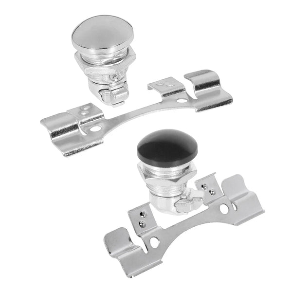 1X Fuel Door Latch Push Button Gas Oil Cap Tank Fit For Harley Touring 1992-UP