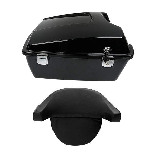 10.7" Chopped Trunk with Backrest Fit For Harley Touring Electra Glide 1997-2013