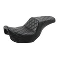 Black Driver & Passenger Seat Fit For Harley Dyna Street Bob Fxdb Fxdf 2006-2017