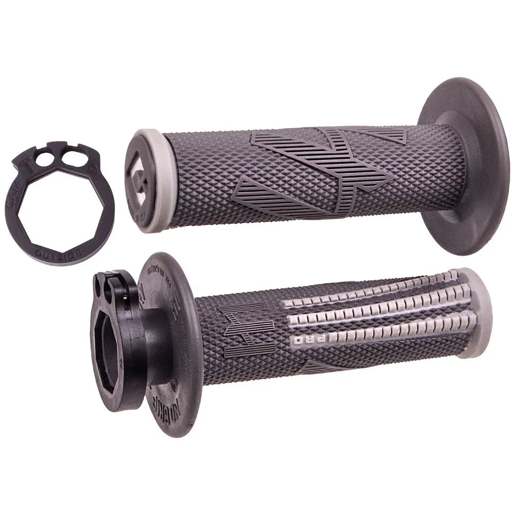 Odi V2 Emig Pro MX Lock-On Grips Graphite/Grey For Honda CRF250L (ABS) 2017-2020