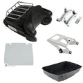 King Trunk Pad Rack Light Speaker Plate Docking Fit For Touring Road King 14-26