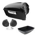 Black King Trunk w/ Speakers Pods Fit For Harley Touring Electra Glide 2014-2026