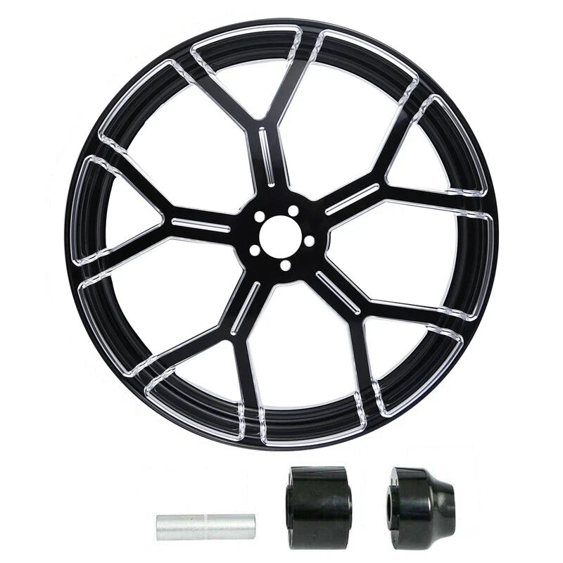 23" Front Wheel Rim w/ Single Disc Hub Fit For Harley Touring Road King 97-2021