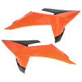 Acerbis Radiator Scoops Orange/Black For KTM 150 XC-W (Fuel Injected) 2026