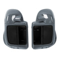Lower Vented Fairings Speaker Pod Fit For Cvo Street Glide 2014-24 Gunship Gray