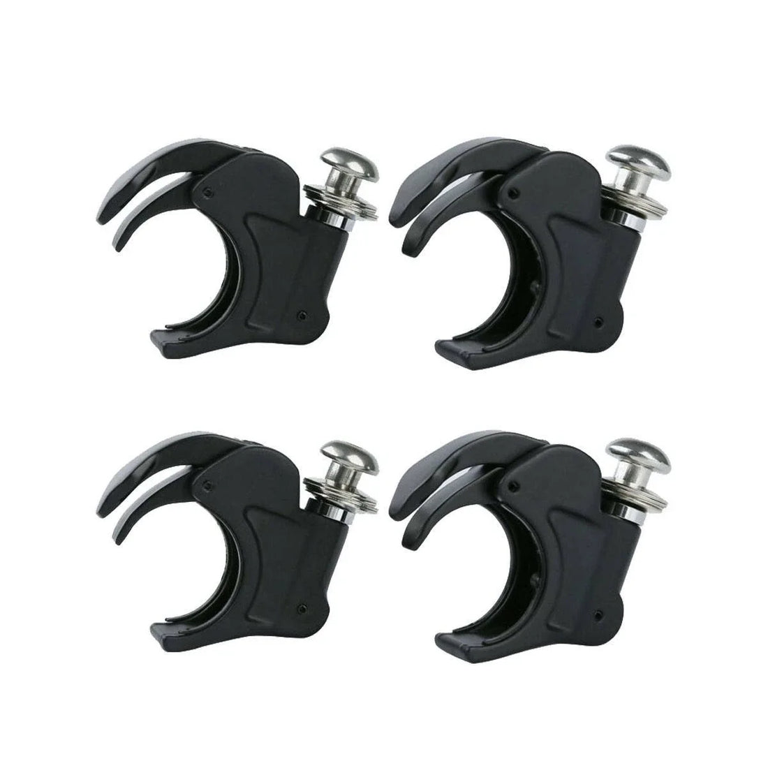 4PCS 41mm Windshield Windscreen Clamps Fit For Harley Softail Standard 1988-2013