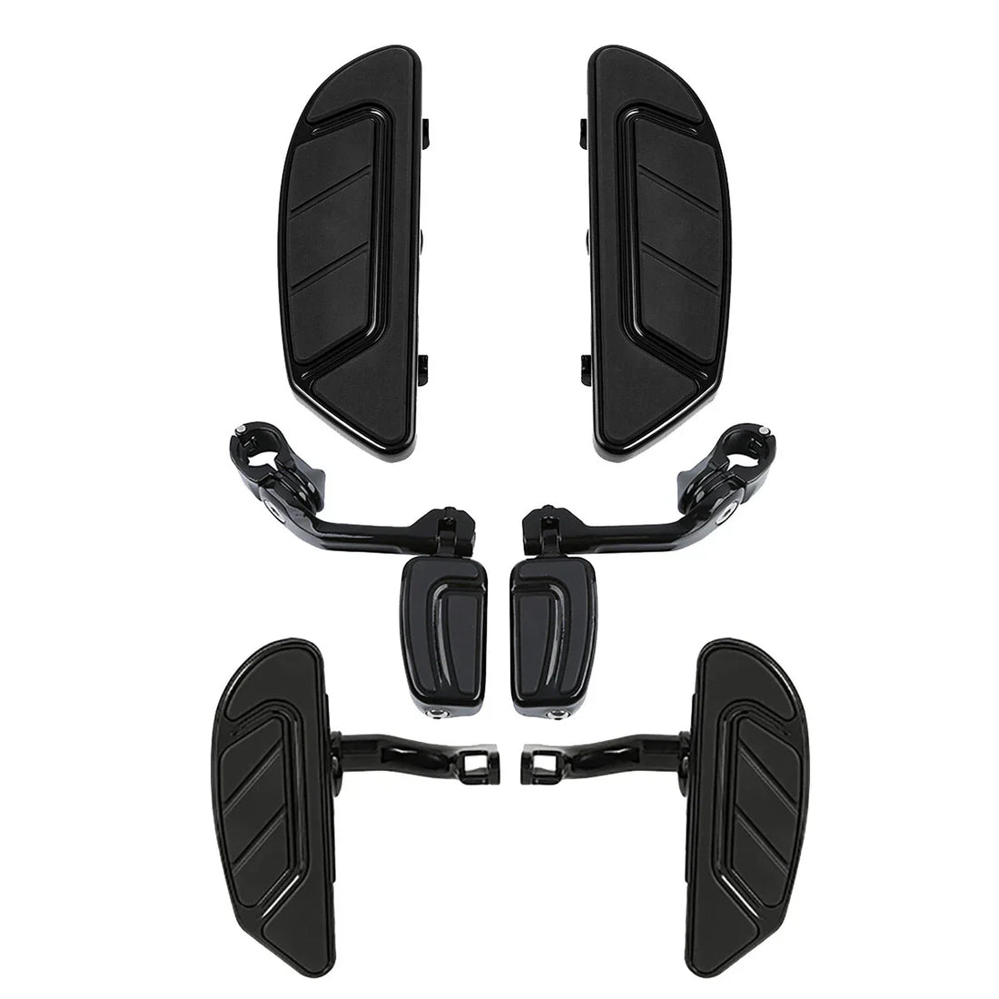 Driver Passenger Floorboard Footpegs Fit For Harley Touring Street Glide 93-25