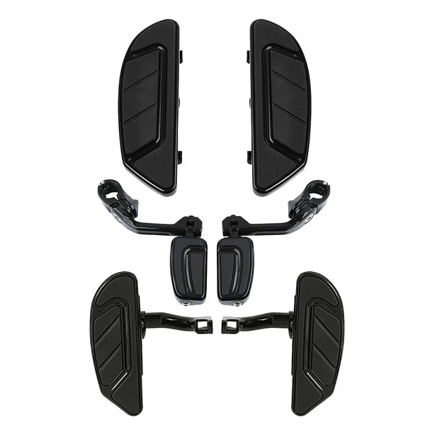 Driver Passenger Floorboard Footpegs Fit For Harley Touring Street Glide 93-25