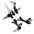 Front Driver + Rear Passenger Foot Pegs Fit For Kawasaki Ninja 400 18-24