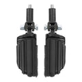 Black Passenger Footpeg Footrest Support Mount Fit For Harley Softail 2000-2006