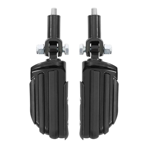 Black Passenger Footpeg Footrest Support Mount Fit For Harley Softail 2000-2006