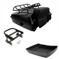 Black Chopped Trunk Pad Rack Fit For Harley Touring Road Glide 97-2008 US
