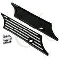 Black Hard Saddlebags Bags Latches Covers Face Fit For Harley Touring 1993-2013