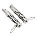 45° Silence Drilled Footrest Footpeg Fit For Harley Sportster XL 883 1200 11-22