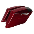 4" Stretched Saddlebags Fit For Harley Road Glide 2014-24 17 Velocity Red Sunglo