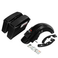 Saddlebags 6x9" Speaker Lid Rear Fender System Fit For Harley Touring 2009-2013