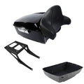 King Trunk Mount Rack Backrest Fit For Harley Fat Boy 2008-2017 15