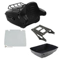 King Trunk Backrest Pad Rack Mount Plate Fit For Harley Cvo Road Glide 14-2026