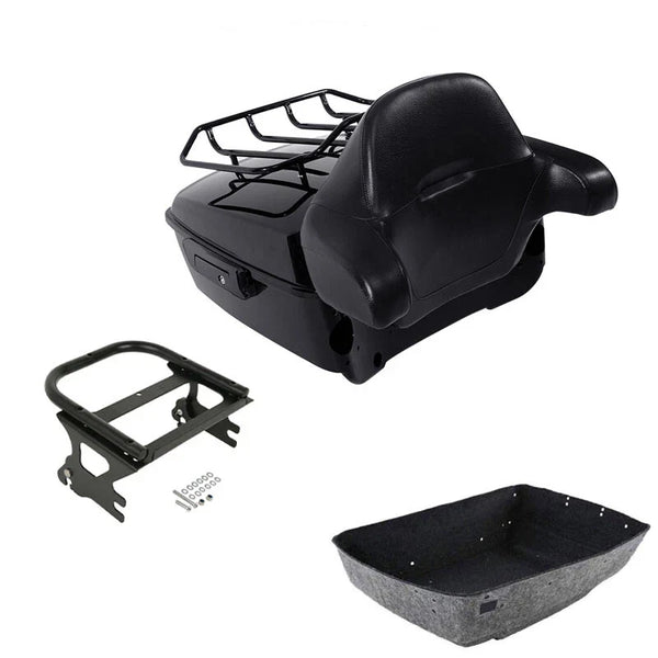 King Trunk Pad Mount Rack Fit For Harley Davidson Touring 97-08 US