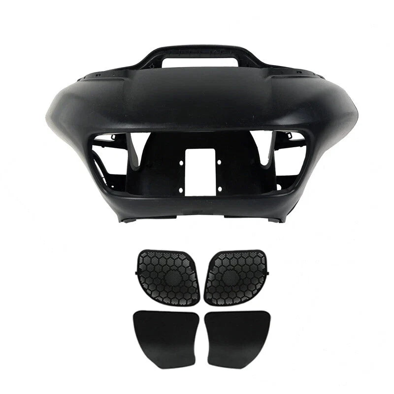 Matte Front Fairing Glove Box Door Speaker Grill Fit For Harley Road Glide 15-23