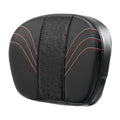Black Passenger Sissy Bar Backrest Pad Fit For Harley Electra Road Street Glide