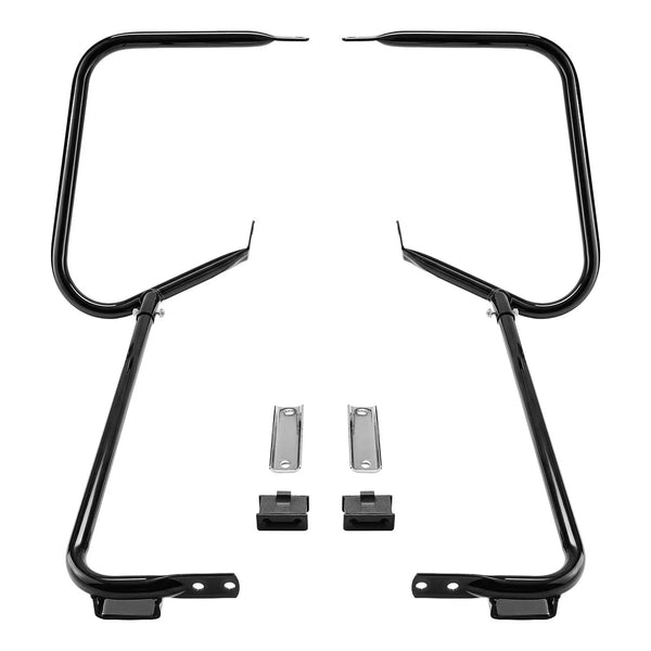 Saddlebags Guard Bar Bracket Fit For Harley Touring Road Street Glide 1997-2008