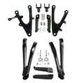 Driver Passenger Footpegs Footrests Bracket Fit For Yamaha Yzf R1 2004-2006