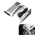 Chrome LED Fork Marker Lights Fit For Honda Goldwing GL1800 2018-2025