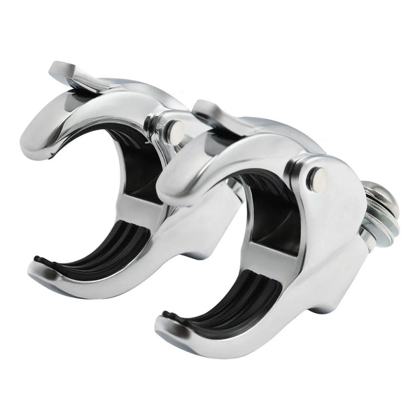 49mm Detachable Windshield Clamps Fit For Harley Street Bob Low Rider 2018-2025