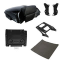 Black Razor Trunk Backrest Rack Docking Plate Fit For Harley Electra Glide 14-26