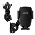 Phone Holder Automatic Clamping Charger Fit For Harley 1'' Handlebar Touring XL