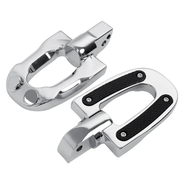 Chrome Passenger Footpeg Pegs Fit For Harley Softail Fat Bob Low Rider 2018-2025