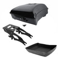 Black Chopped Trunk Mount Rack Fit For Indian Springfield Chieftain 2014-24