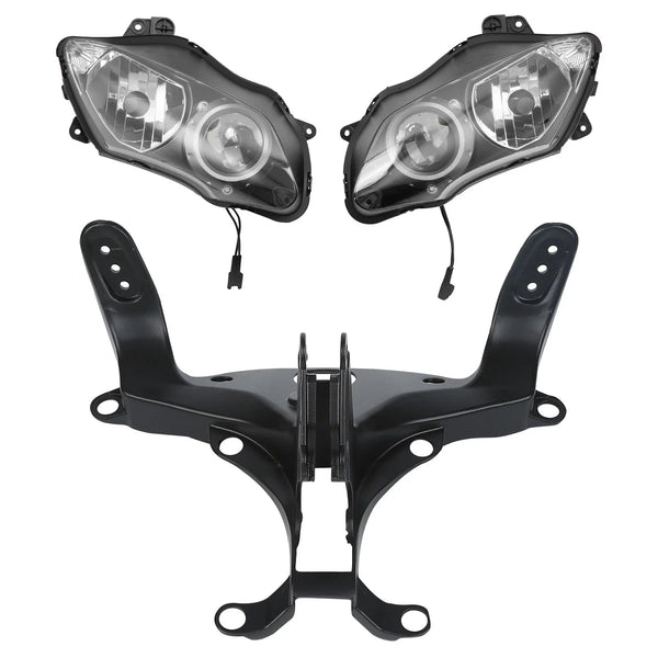 Headlight Assembly & Upper Fairing Stay Bracket Fit For Yamaha Yzf R1 2007 2008