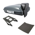 Razor Trunk Backrest Pad Mount Fit For Harley Road King 2014-2026 Gunship Gray