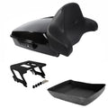 Chopped Trunk Backrest Solo Mounting Rack Fit For Harley Low Rider 2018-Up