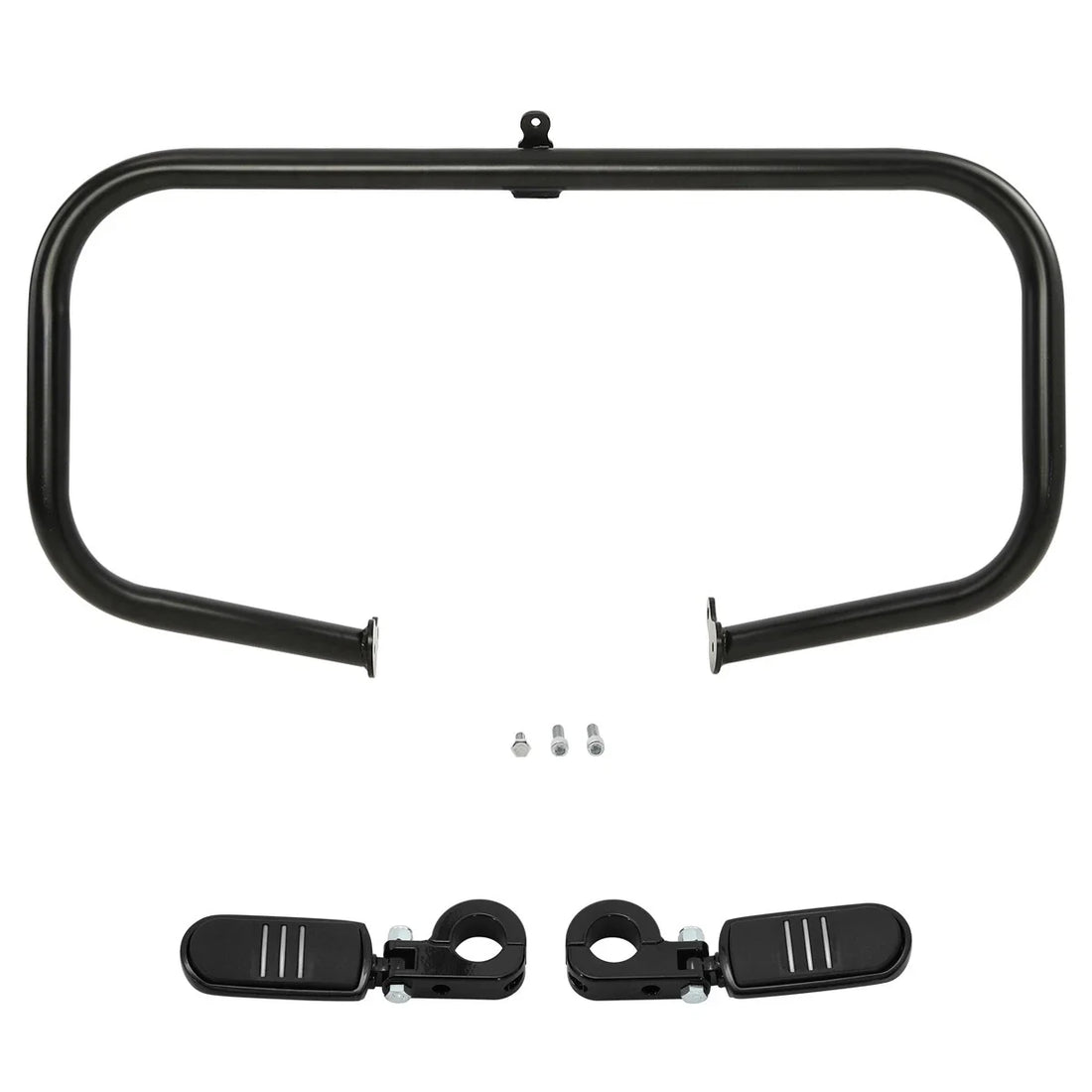 Highway Engine Guard Crash Bar Foot Pegs Fit For Harley Touring Road Glide 09-24