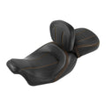 Driver Passenger Seats Rider Backrest Fit For Harley Touring Street Glide 09-23