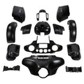Fairing Body Set Fit For Harley Touring Cvo Street Glide 2014-2024 Black Denim