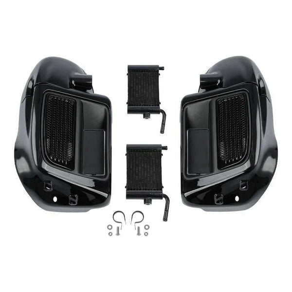 Lower Vented Fairing Radiator Cooler Fit For Harley Touring Water-Cooled 14-2024