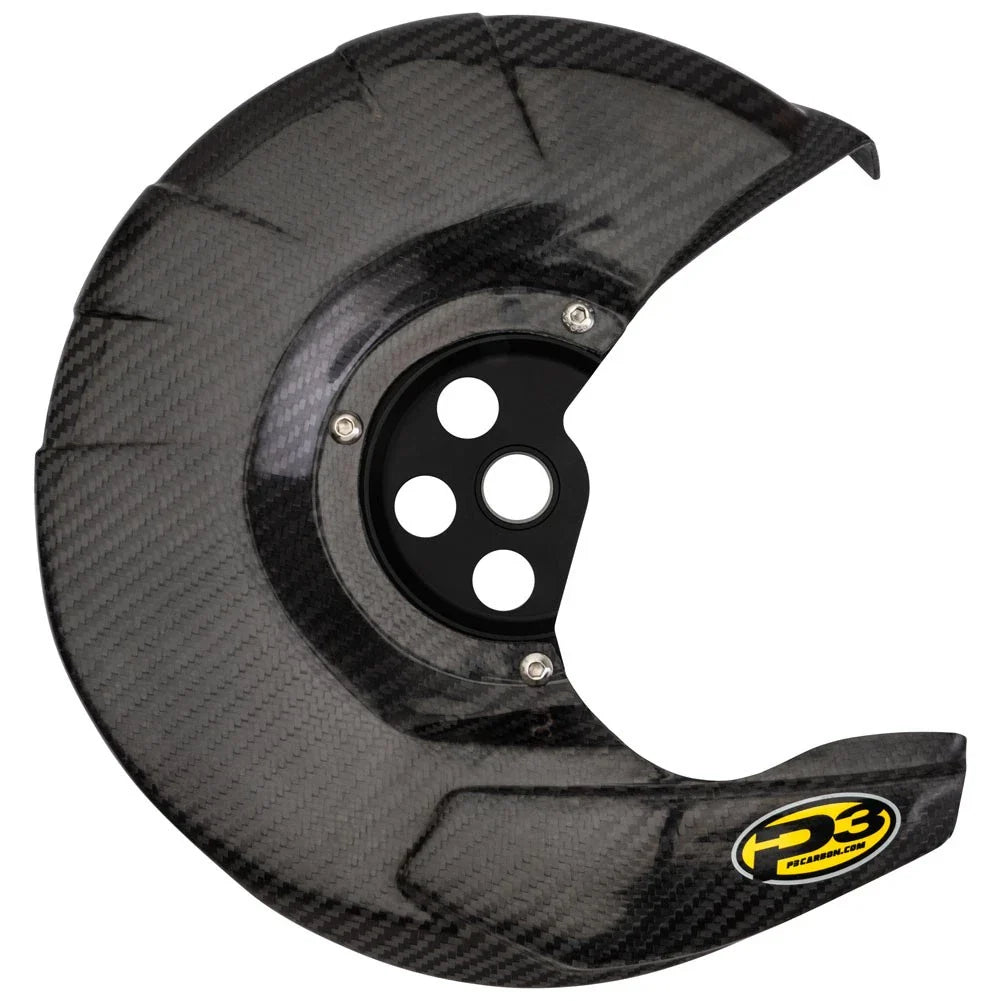 P3 Carbon Front Brake Disc Guard Kit For KTM 250 SX-F 2015-2025