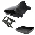 Chopped Trunk Backrest Two Up Mount Fit For Harley Touring Road Glide 2009-2013